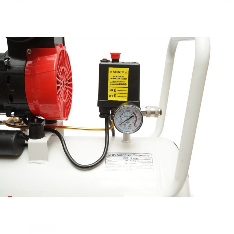 Compresor aer 50L, motor 2 cilindri 1.5KW/2.1CP, presiune maxima 8 bar, volum aer aspirat 155L/min Breckner Germany Compresor aer 50L, motor 2 cilindri 1.5KW/2.1CP, presiune maxima 8 bar, volum aer aspirat 155L/min Breckner Germany