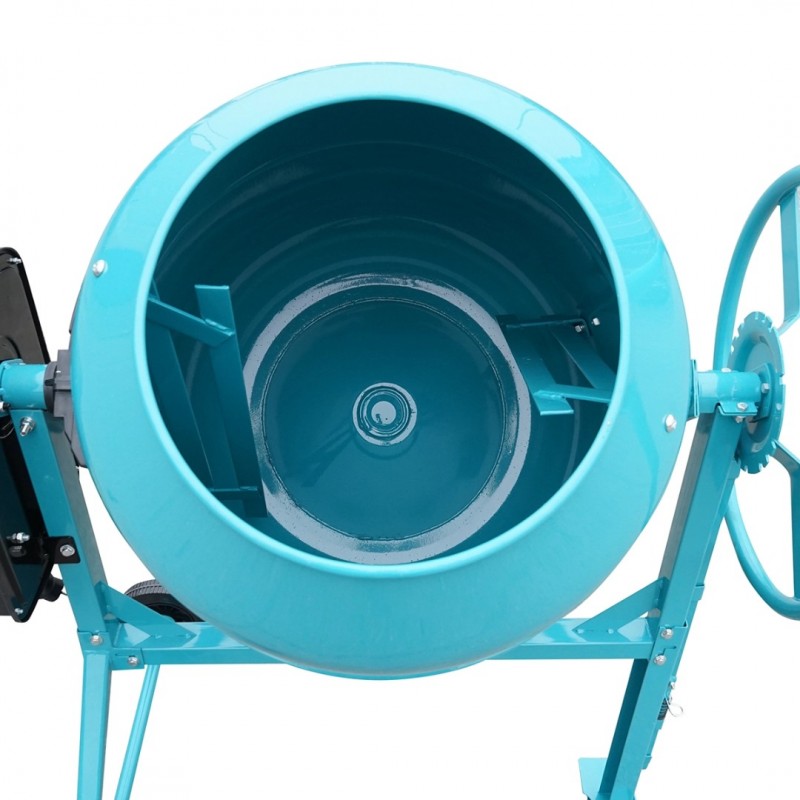 Betoniera 550 W, volum cuva 140L, pinion si coroana din fonta 48 Kg