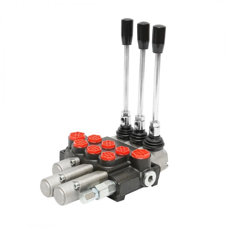 Distribuitor hidraulic cu 3 manete 2 flotante 40L/min