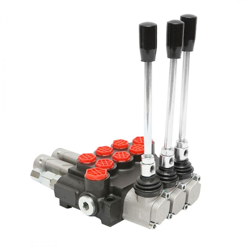 Distribuitor hidraulic cu 3 manete 2 flotante 40L/min