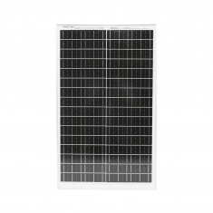 Panou solar 50W fotovoltaic monocristalin cu tensiune maxima 18.2V si cablu de conectare 400x670x25mm Thor