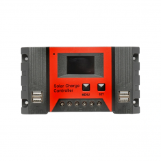 Regulator tensiune PWM panou solar 20A 12V/24V 4X port USB (12V=260W) (24V=520W) max. 50V