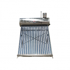 Panou solar nepresurizat inox cu 18 tuburi pentru apa calda, boiler 180L, 1690x490x490mm Breckner Germany