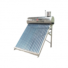 Panou solar nepresurizat inox cu 18 tuburi pentru apa calda, boiler 180L, 1690x490x490mm Breckner Germany