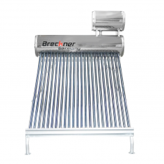 Panou solar nepresurizat inox cu 24 tuburi pentru apa calda, boiler 170L, 1650x2200x1820mm Breckner Germany