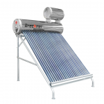 Panou solar nepresurizat inox cu 24 tuburi pentru apa calda, boiler 170L, 1650x2200x1820mm Breckner Germany