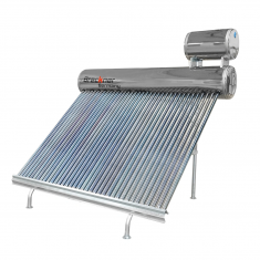 Panou solar nepresurizat inox cu 36 tuburi pentru apa calda, boiler 260L, 2390x2200x1820mm Breckner Germany