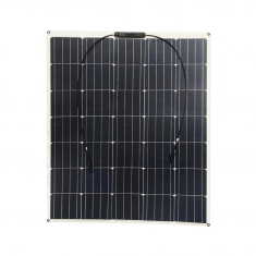 Panou solar 150W fotovoltaic monocristalin, flexibil, cablu si conectori MC4 Breckner Germany