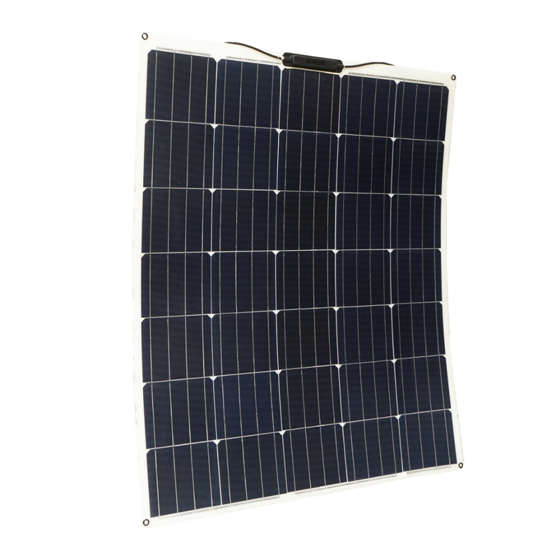 Panou solar 150W fotovoltaic monocristalin, flexibil, cablu si conectori MC4 Breckner Germany