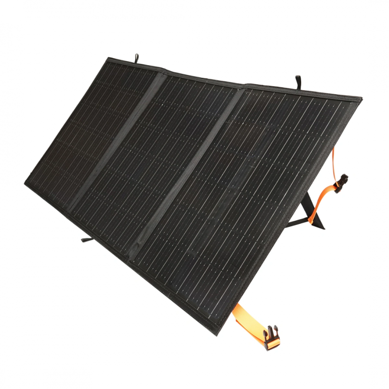 Panou solar 100W fotovoltaic monocristalin, pliabil tip valiza, cablu si conectori MC4 Breckner Germany