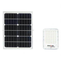 Lampa LED cu panou solar monocristalin senzor de miscare si telecomanda 25W Breckner Germany
