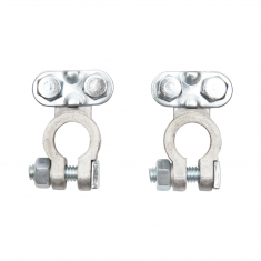 Set borne baterie de plumb cu strangere pe surub Breckner Germany