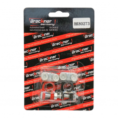 Set borne baterie rosu si negru Breckner Germany