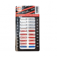 Sigurante auto cilindrice bachelita set 20 buc 8x8A, 10x16A, 2x25A Breckner Germany