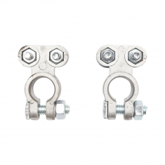 Set borne baterie de plumb cu strangere pe surub Breckner Germany