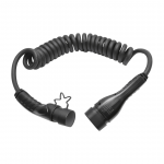 Cablu spiralat incarcare pentru masini electrice 22KW, 32A Type 2, trifazic IP55